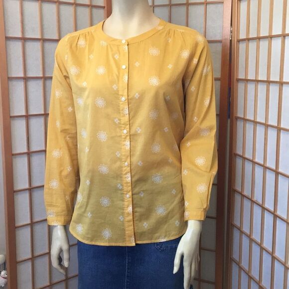 LOFT outlet Petite Button Down Blouse Small - Picture 3 of 8